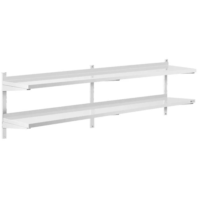 Double hanging shelf - 200 x 40 cm | RCWR-2000.4