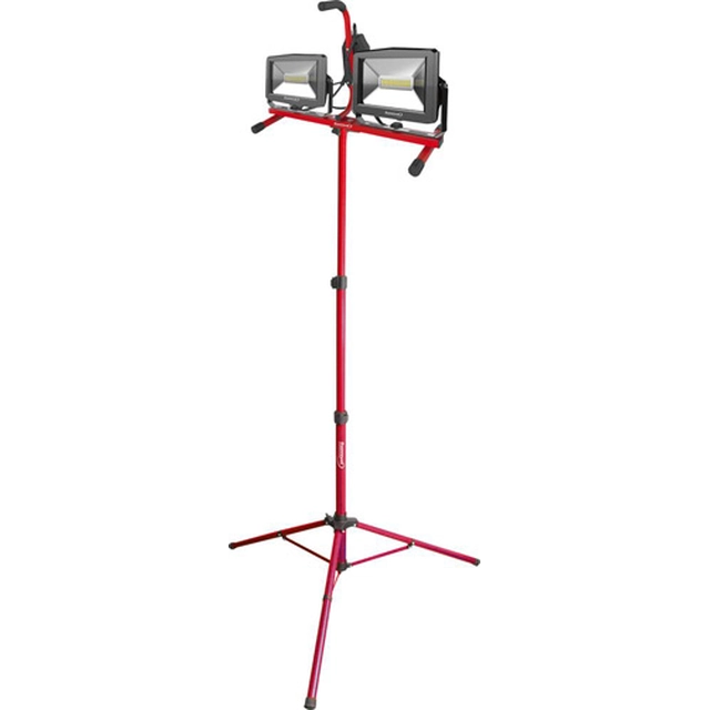 Double LED spotlight with a 2x30W FORMAT tripod