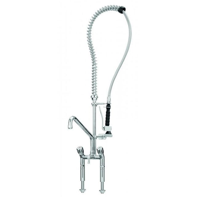 Double lever mixing faucet. 40L-1802B