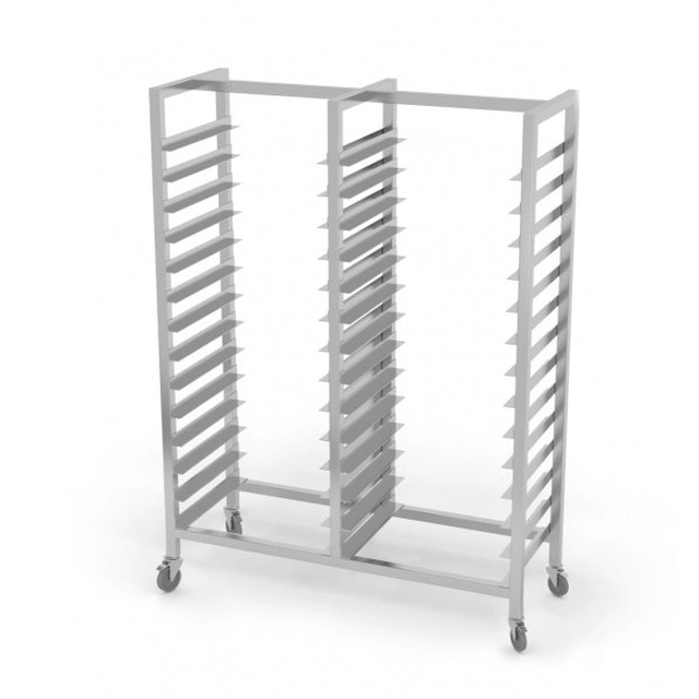 Double mobile rack for GN containers and baking trays 755 x 540 x 1800 mm POLGAST 371110-K 371110-K