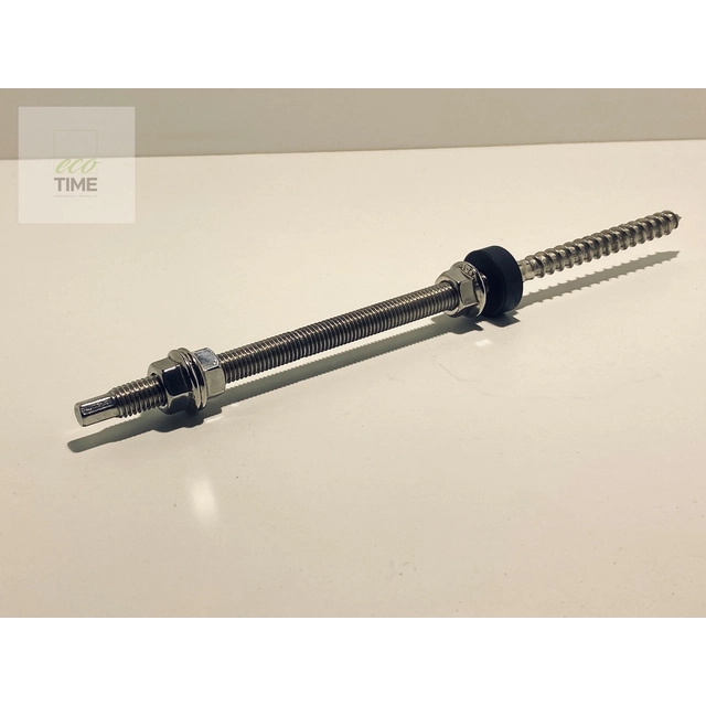 Double thread screw M10x250 with EPDM PV (photovoltaic panels) PG pin M10 Nut