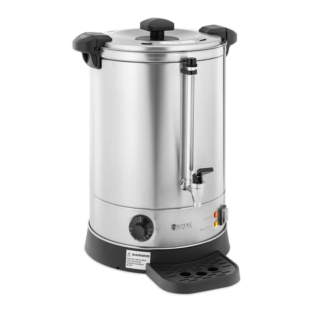 Double-walled water boiler, 13,5L, silver