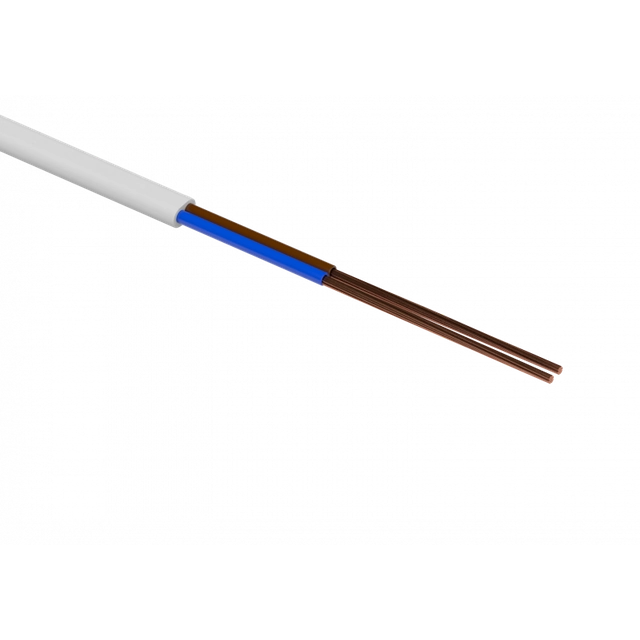 Draadstreng OMYp 2x0,5 300/300V (km) WIT