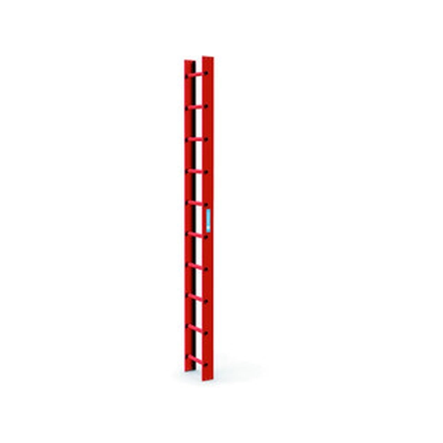 Drabina dachowa Zarges 10 stopni | 2,8 m | Aluminium