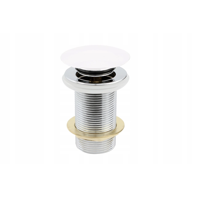 DRAIN PLUG CLICK CLICK 5/4 WITHOUT OVERFLOW WHITE