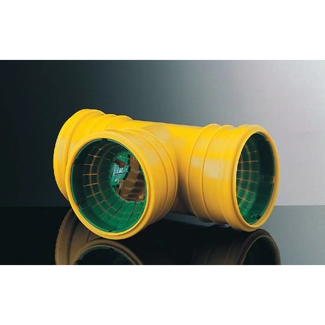 Drainage tee for DN pipes 72-100 universal 90 degrees