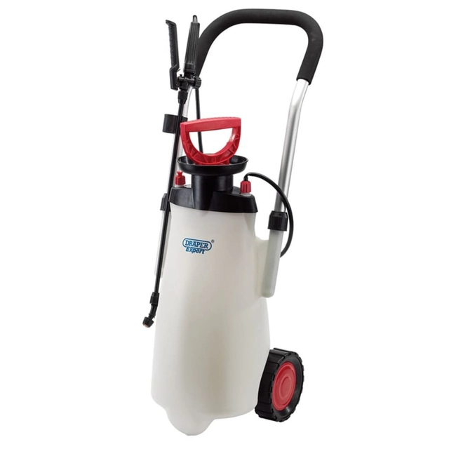 Draper Tools Cart Hand Sprayer, 15 L, Red, 82583