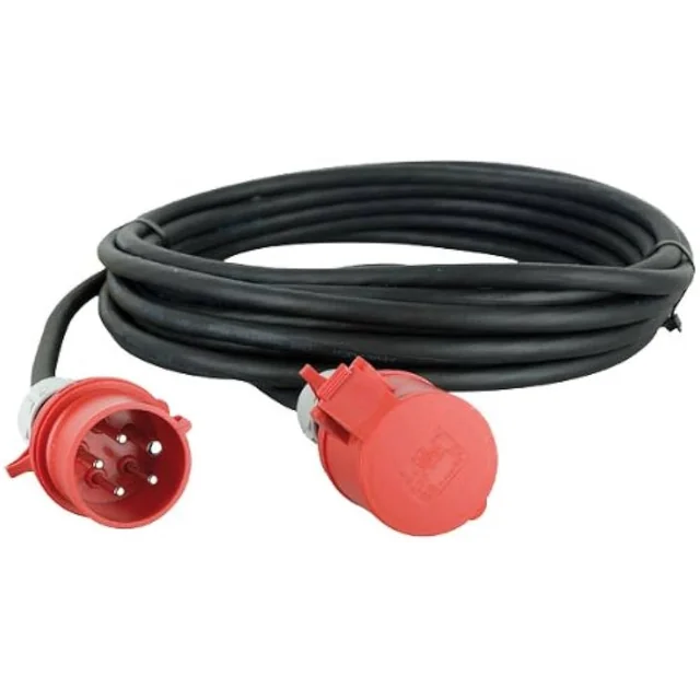 Dreiphasenverlängerung 10m Kabel 5G2.5 H07RN-F 16A ca. 11kW IP44