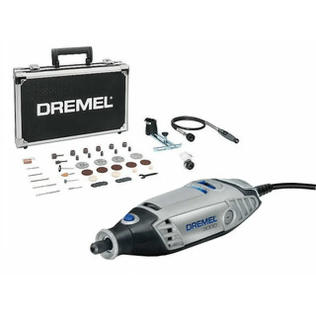 Dremel 3000-3/45 elektrická přímá bruska 230 V | 130 W | 10000 až 33000 RPM | 3,2 mm | V kufru