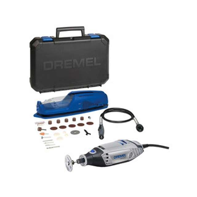 Dremel 401793 електрически прав шлайф 230 V | 130 W | 10000 до 33000 RPM | 3,2 mm | В куфар