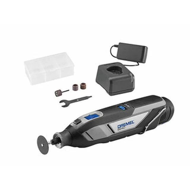 Dremel 8240-5 Akku-Rotationskopf Multimaschine 12 V | 5000 - 35000 U/min | 3,2 mm | 1 x 2 Ah Akku + Ladegerät