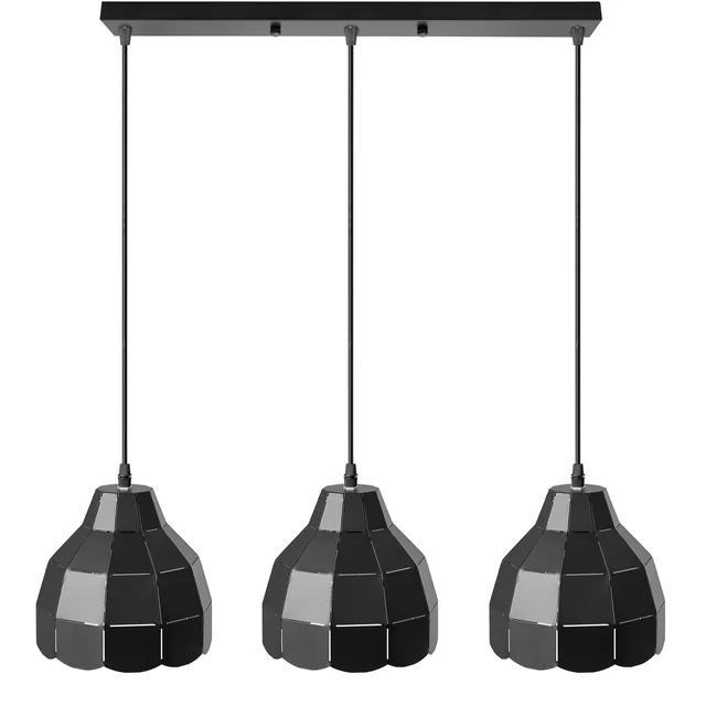 Drievoudige metalen hangende plafondlamp APP245-3CP