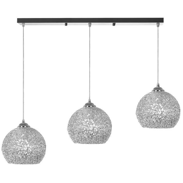 Drievoudige metalen hangende plafondlamp, app633-3cp CHROOM