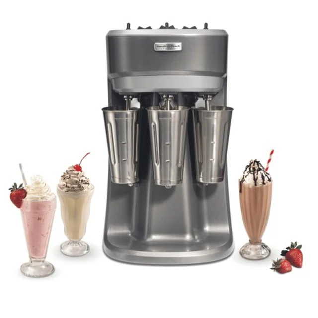 Drievoudige mixer, cocktailshaker voor frappecocktails en milkshakes, HMD400P-CE, Hamilton Beach Commercial Hamilton Beach Commercial