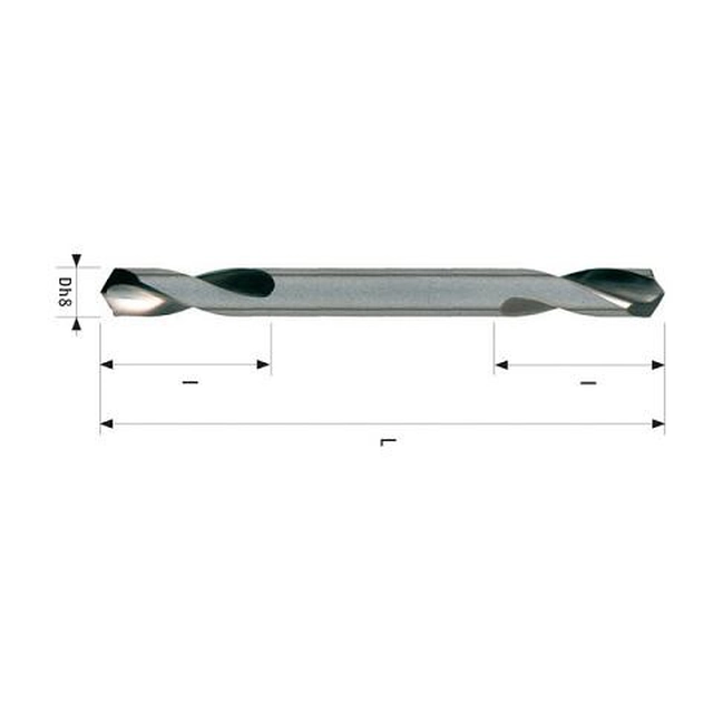 drill 4.8 HSS double sided CZ 007