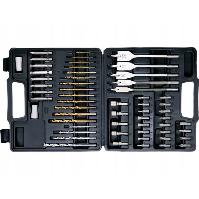 DRILL AND BITS SET 57 PCS.