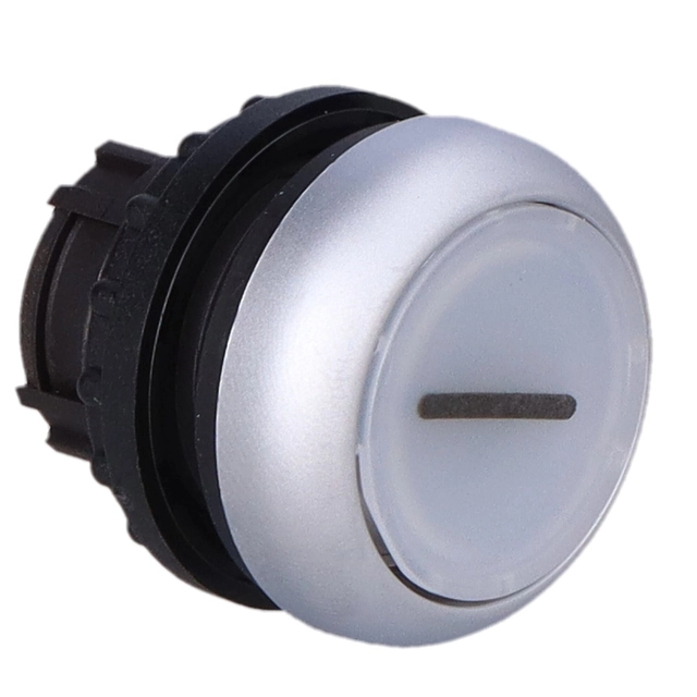 Drive M22-DL-W-X1 backlit flat white pushbutton with momentary return