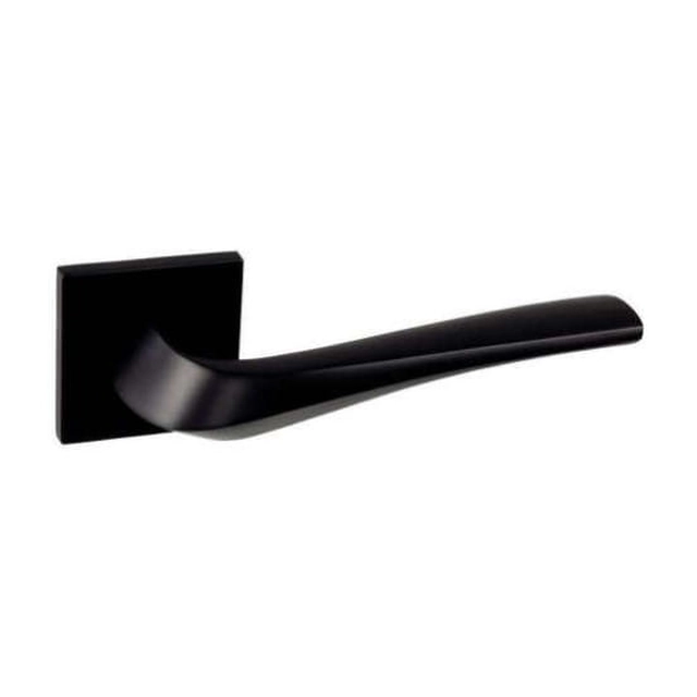 Дръжка за врата с разделна планка Domino Adel slim black ADEL -QRS