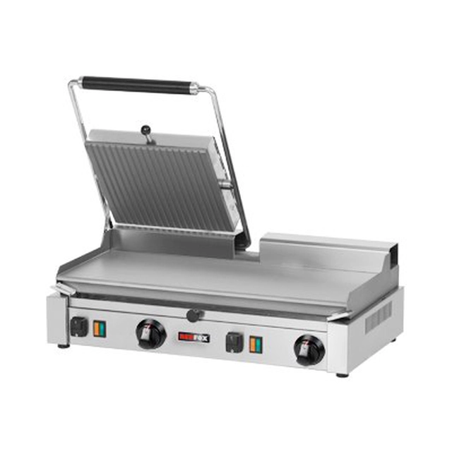 Dubbel gegroefde contactgrill | Roodvos 00007917