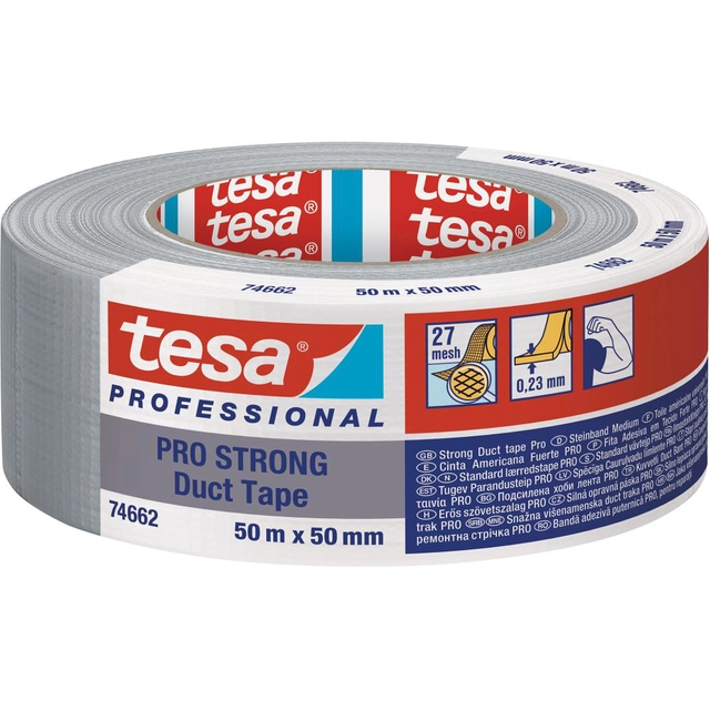 Duct Tape PRO STRONG silver 50m:50mm