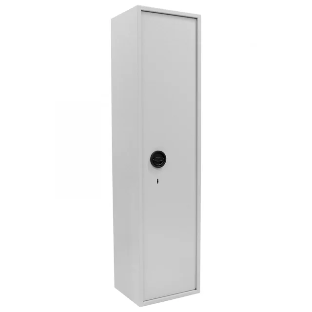 Dulap arme antiefractie sertifikatas Yukon8 cheie 1600x400x340mm EN14450/S1 gri deschis