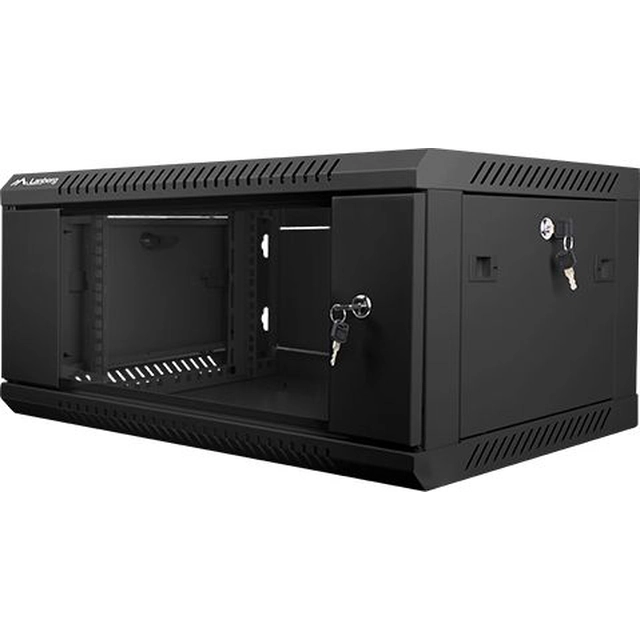 Dulap pentru server suspendat Lanberg 19'' 4U negru 600 x 450mm (WF01-6404-10B)