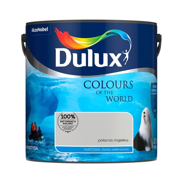 Dulux Colors of the World emulsija polārā migla 2,5 l