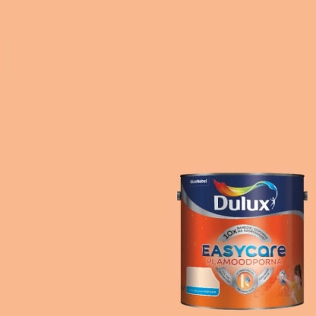Dulux EasyCare apricot paint in the round 2,5 l