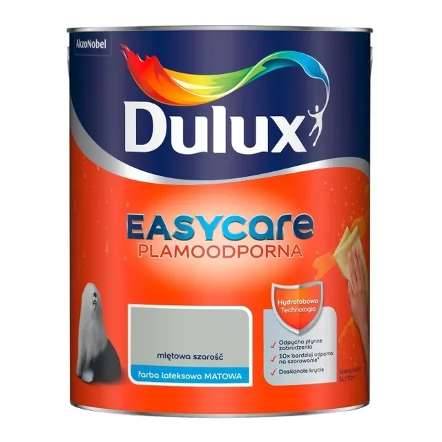 Dulux EasyCare βαφή μέντα γκρι 2,5L