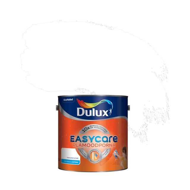 Dulux EasyCare barva brezhibno bela 5 l