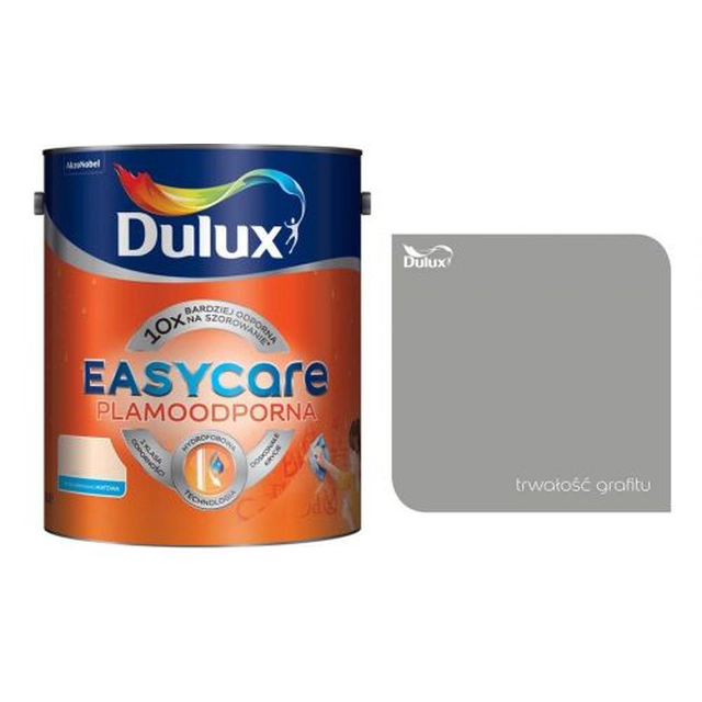 Dulux EasyCare krāsas grafīta izturība 5 l