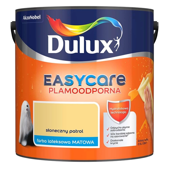 Dulux EasyCare saules patruļas krāsa 2,5 l