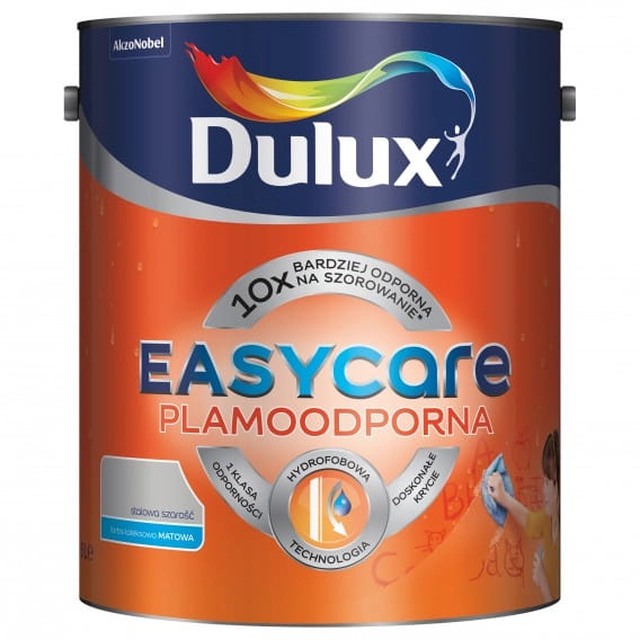 Dulux EasyCare staalgrijze verf 5 l