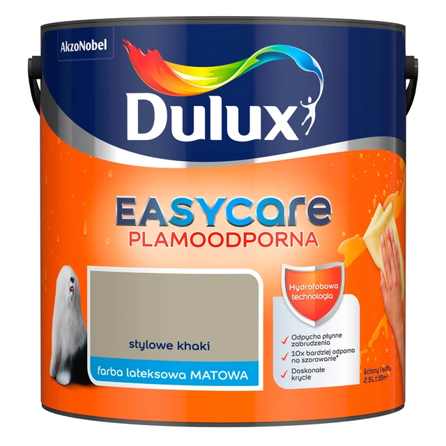 Dulux EasyCare Stain resistant 2.5 L stylish khaki