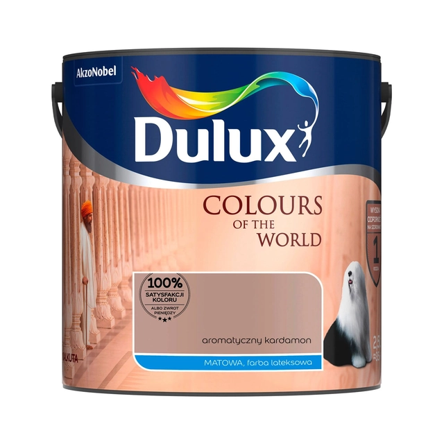Dulux Kolory Świat emulsion aromatisk kardemomme 2,5 l