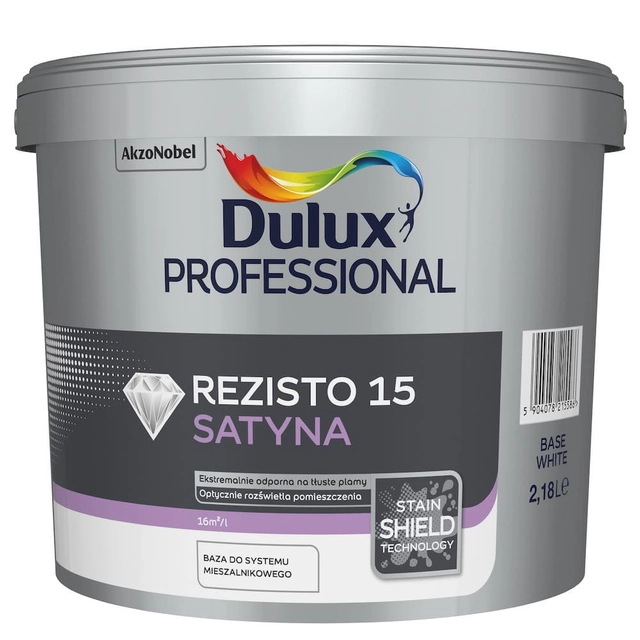 Dulux Professional REZISTO 15 SATINATO Bianco 2,18l