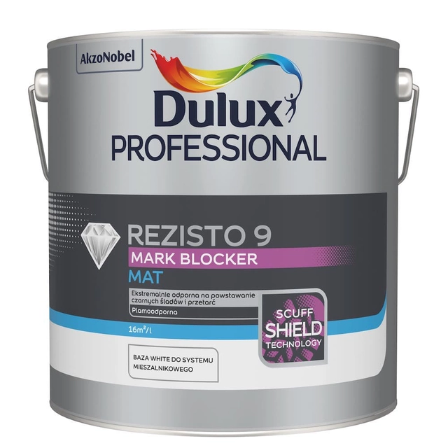 Dulux Professional REZISTO 9 BLOQUEADOR DE MARCAS Blanco 2,18l