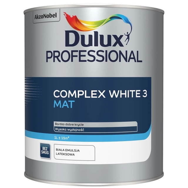 Dulux Professionnel COMPLEXE BLANC 3 MAT 1l