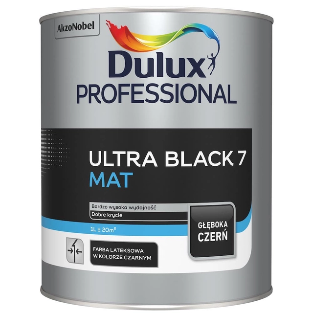 Dulux Professionnel ULTRA NOIR 7 MAT 1l