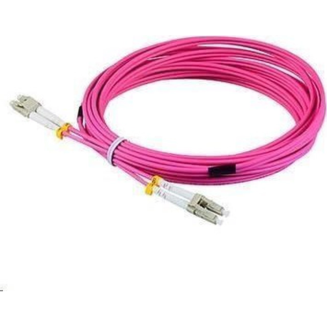 Duplex patch cable MM 50/125, OM4, LC-LC, LS0H, 5m