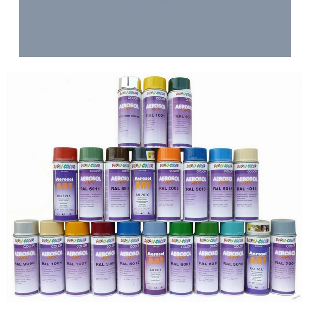 Dupli-Color aerosol ART glossy RAL 7001 silver 400ml (Quick-drying spray paint)