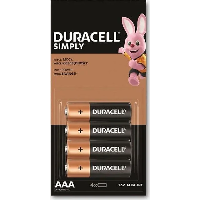 Duracell AAA baterija / R03 4 kom.