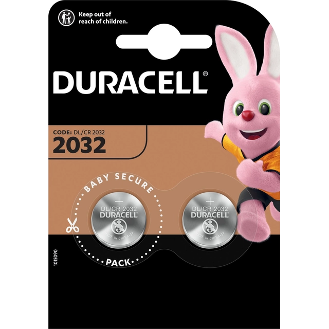 Duracell-akkuelektroniikka CR2032 220mAh 2 kpl.