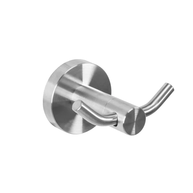 Dvojramenný kúpeľňový vešiak 332914 MIST 02 Brushed Nickel