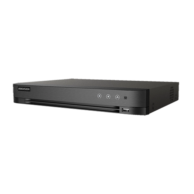 DVR 4K AcuSense 4 аудіоканали через коаксіальний Smart Playback - Hikvision iDS-7204HTHI-M1-S