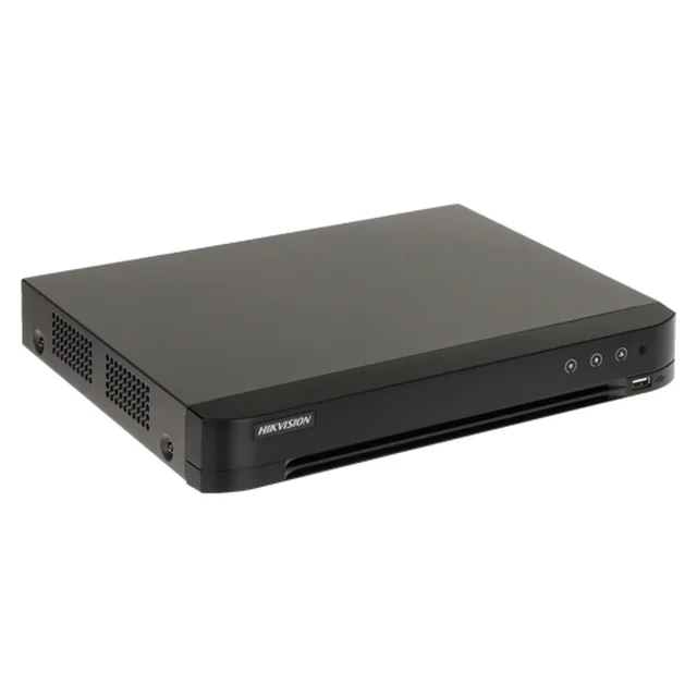 DVR AcuSense 16 canali 6MP, audio su coassiale, 1U - HIKVISION iDS-7216HQHI-M1-S16