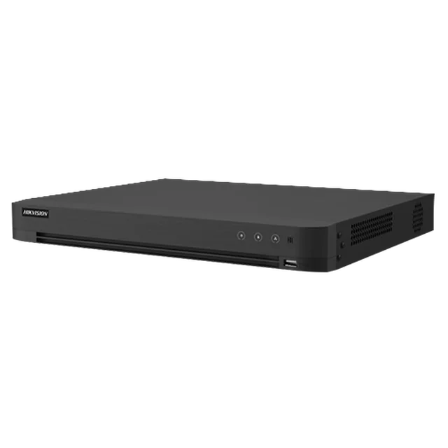 DVR AcuSense, 16 csatornák 4K, 16 IP csatornák 4K, 2xSATA, AUDIO „koaxiálisan”, Riasztás, 1U – HIKVISION iDS-7216HUHI-M2-X(4A+16/4ALM)