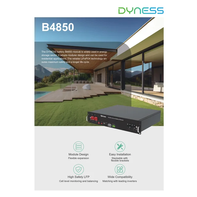 DYNESS B4850 48v 50ah, 2.4kwh