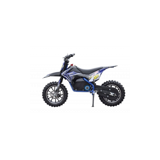 Dziecięcy motocykl elektryczny HECHT 54502, akumulator 36 V, 8 Ah, silnik 500 W, obsługiwana masa 75 kg, prędkość 25 km/h, kolor niebieski, wiek % p6 /% lat