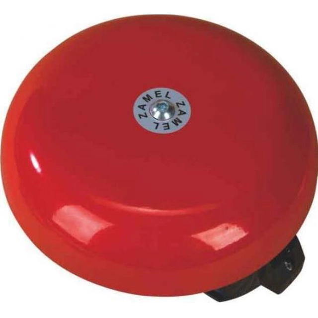 Dzwonek szkolno-alarmowy duży, elektromechaniczny, DNS-212D 230V, czerwony
